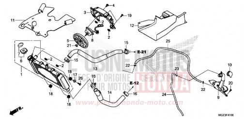 RADIATEUR CBR500RAD de 2013